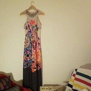 Rannagill floral maxi dress size medium